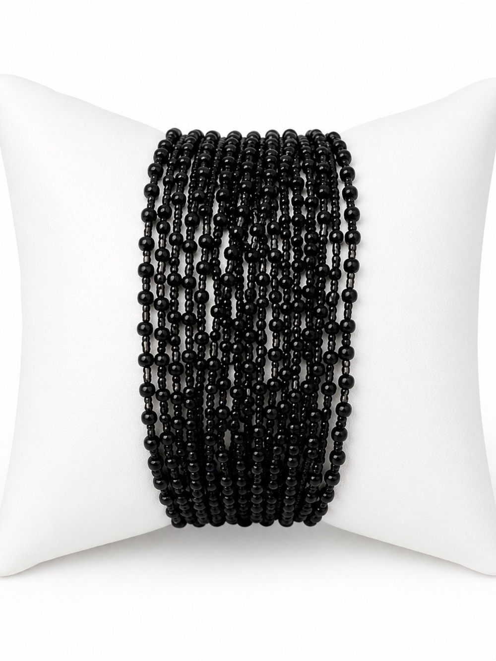 Multi strand beaded bracelet